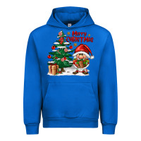 Cobalt merry christmas gnomes Urban Hoodie - FaDigitalArtStudio