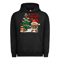 Pigment Black merry christmas gnomes Urban Hoodie - FaDigitalArtStudio