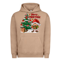 Pigment Burro merry christmas gnomes Urban Hoodie - FaDigitalArtStudio
