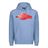 Colony Blue red softball visor fa element Premium Hoodie - FaDigitalArtStudio
