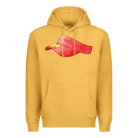 Mustard red softball visor fa element Premium Hoodie - FaDigitalArtStudio