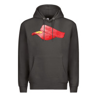 Smoke red softball visor fa element Premium Hoodie - FaDigitalArtStudio