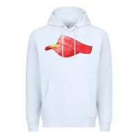 White red softball visor fa element Premium Hoodie - FaDigitalArtStudio