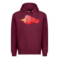 Burgundy red softball visor fa element Premium Hoodie - FaDigitalArtStudio