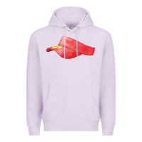 Lilac red softball visor fa element Premium Hoodie - FaDigitalArtStudio