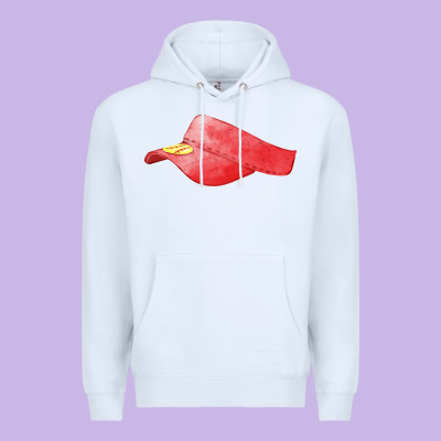 Red Softball Visor Fa Element Premium Hoodie Designed By Fadigitalartstudio