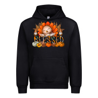 Black Thanksgiving Turkey Pumpkin Blessed Urban Hoodie - CowhideDigitalArt