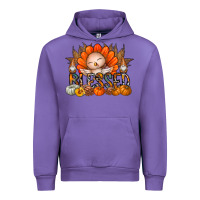 Tulip Thanksgiving Turkey Pumpkin Blessed Urban Hoodie - CowhideDigitalArt
