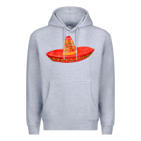 Heather Grey red sombrero fa element Premium Hoodie - FaDigitalArtStudio