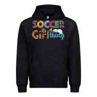 Black soccer it's a girl thing Urban Hoodie - HRA Design Shop