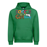Emerald soccer it's a girl thing Urban Hoodie - HRA Design Shop