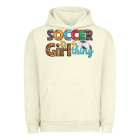 Pigment Pistachio soccer it's a girl thing Urban Hoodie - HRA Design Shop