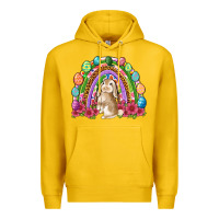 Lemon Easter rainbow Bunny Easter Day Premium Hoodie - Neo Western