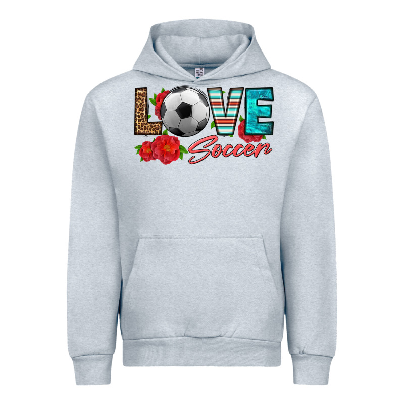 Love Soccer Urban Hoodie by HRA Design Shop | Teevron