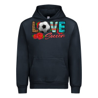Navy love soccer Urban Hoodie - HRA Design Shop