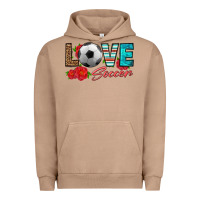 Pigment Burro love soccer Urban Hoodie - HRA Design Shop