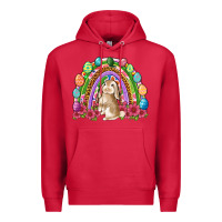 Cardinal Easter rainbow Bunny Easter Day Premium Hoodie - Neo Western