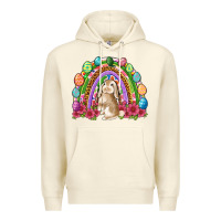 Sandshell Easter rainbow Bunny Easter Day Premium Hoodie - Neo Western
