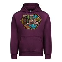 Mauve Wine western design Urban Hoodie - SublimationCraftShop
