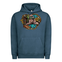 Pigment Midnight Navy western design Urban Hoodie - SublimationCraftShop