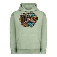 Pigment Oil Green western design Urban Hoodie - SublimationCraftShop