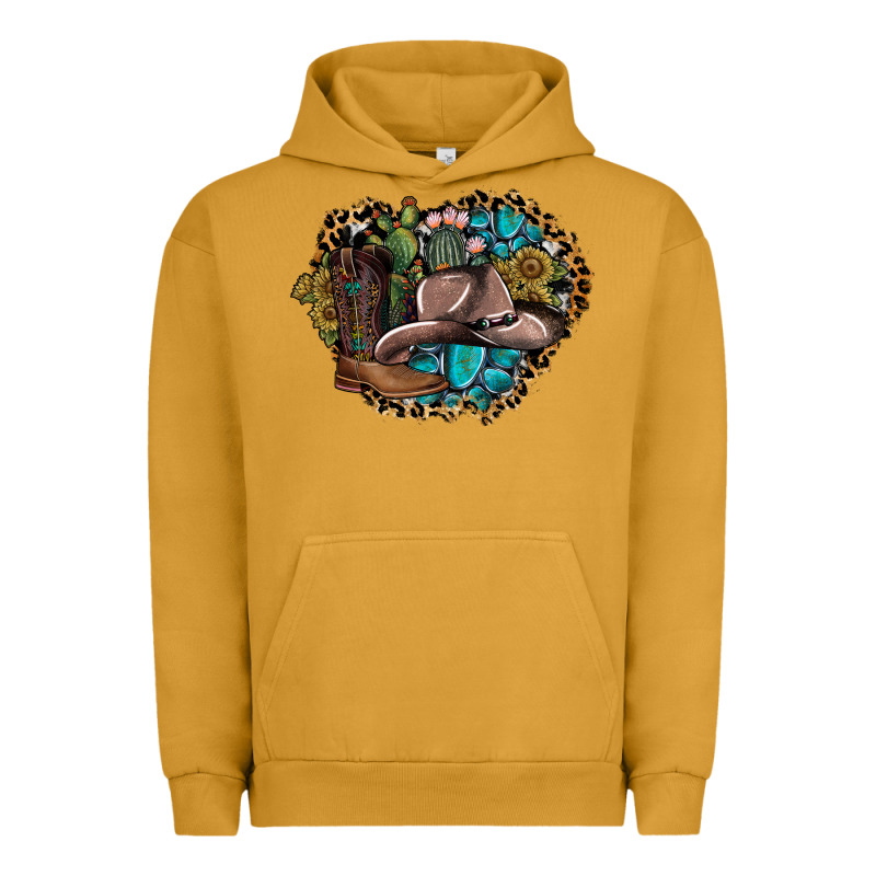 Western Design Urban Hoodie by SublimationCraftShop | Teevron