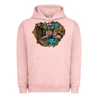 Pigment Salmon western design Urban Hoodie - SublimationCraftShop