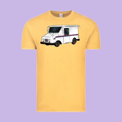 Mail Truck Vintage Tee Designed By Artiststas