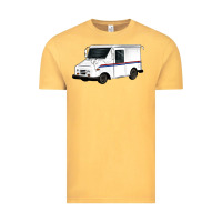 Vintage Mustard mail truck Vintage Tee - Artiststas