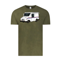 Vintage Olive mail truck Vintage Tee - Artiststas