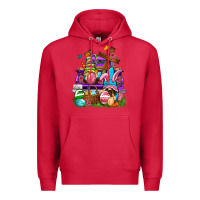 Cardinal Easter gnomies truck Easter Day Premium Hoodie - Neo Western