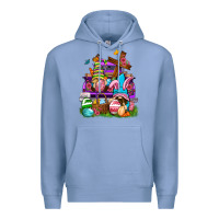Colony Blue Easter gnomies truck Easter Day Premium Hoodie - Neo Western