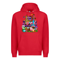 Red Easter gnomies truck Easter Day Premium Hoodie - Neo Western