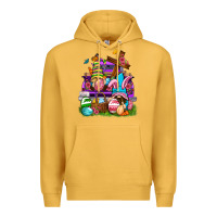Mustard Easter gnomies truck Easter Day Premium Hoodie - Neo Western