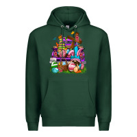 Sports Green Easter gnomies truck Easter Day Premium Hoodie - Neo Western