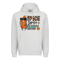 Dove Grey spice spice baby Premium Hoodie - CowhideDigitalArt