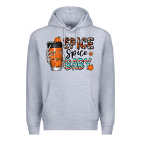 Heather Grey spice spice baby Premium Hoodie - CowhideDigitalArt
