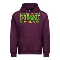 Mauve Wine St. Patricks Day mini Urban Hoodie - Neo Western
