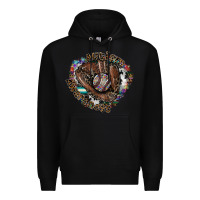 Black autism awareness baseball Premium Hoodie - SublimationCraftShop