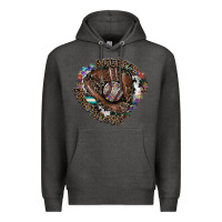 Charcoal Heather autism awareness baseball Premium Hoodie - SublimationCraftShop