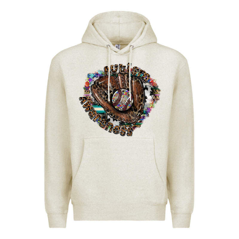Autism Awareness Baseball Premium Hoodie by SublimationCraftShop | Teevron