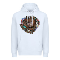 White autism awareness baseball Premium Hoodie - SublimationCraftShop