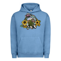 Pigment Pebble Blue western horseshoe Urban Hoodie - SublimationCraftShop