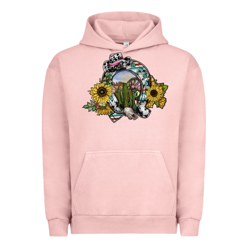 Western Horseshoe Urban Hoodie by SublimationCraftShop | Teevron