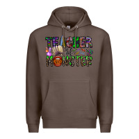 Coffee teacher of monster Premium Hoodie - CowhideDigitalArt