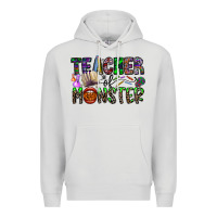 Dove Grey teacher of monster Premium Hoodie - CowhideDigitalArt