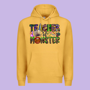 Teacher Of Monster Premium Hoodie Designed By Cowhidedigitalart