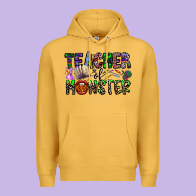 Teacher Of Monster Premium Hoodie Designed By Cowhidedigitalart