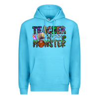 Ocean Blue teacher of monster Premium Hoodie - CowhideDigitalArt