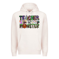 Pale Pink teacher of monster Premium Hoodie - CowhideDigitalArt